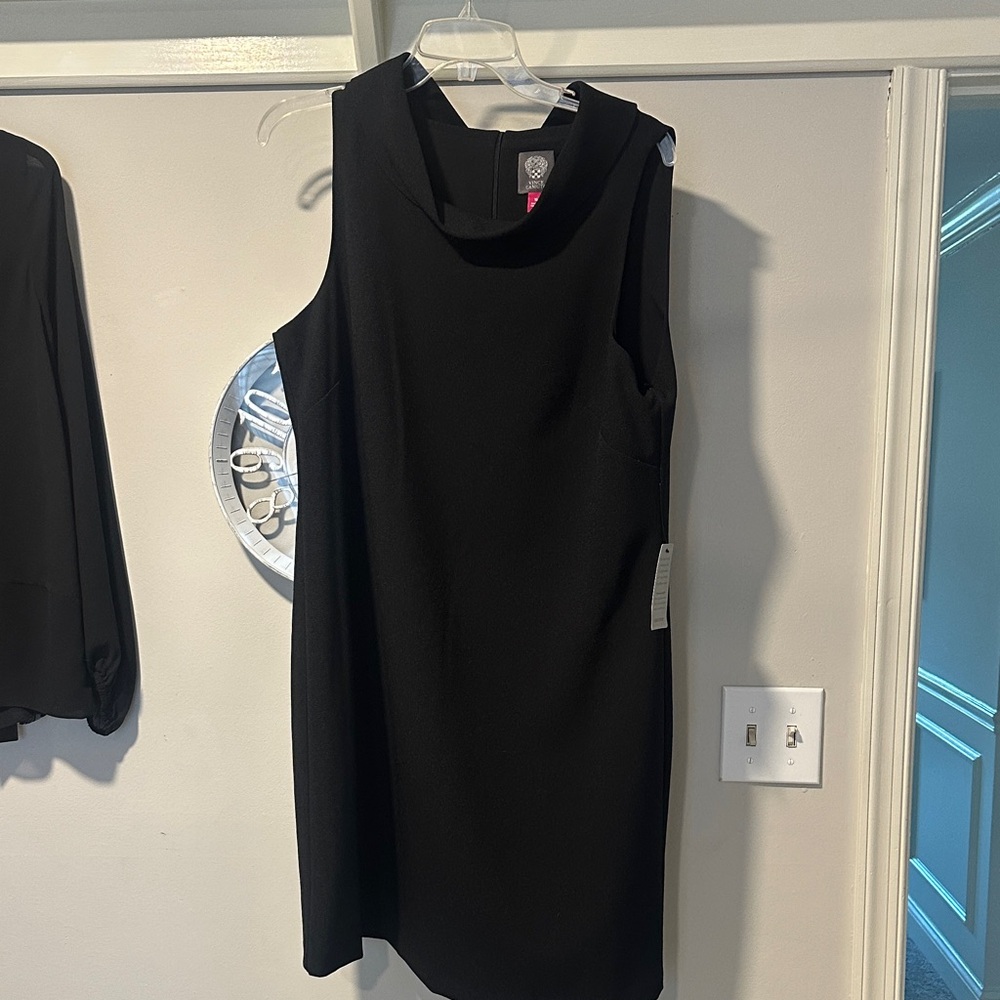 Vince Camuto Black Sleeveless Dress